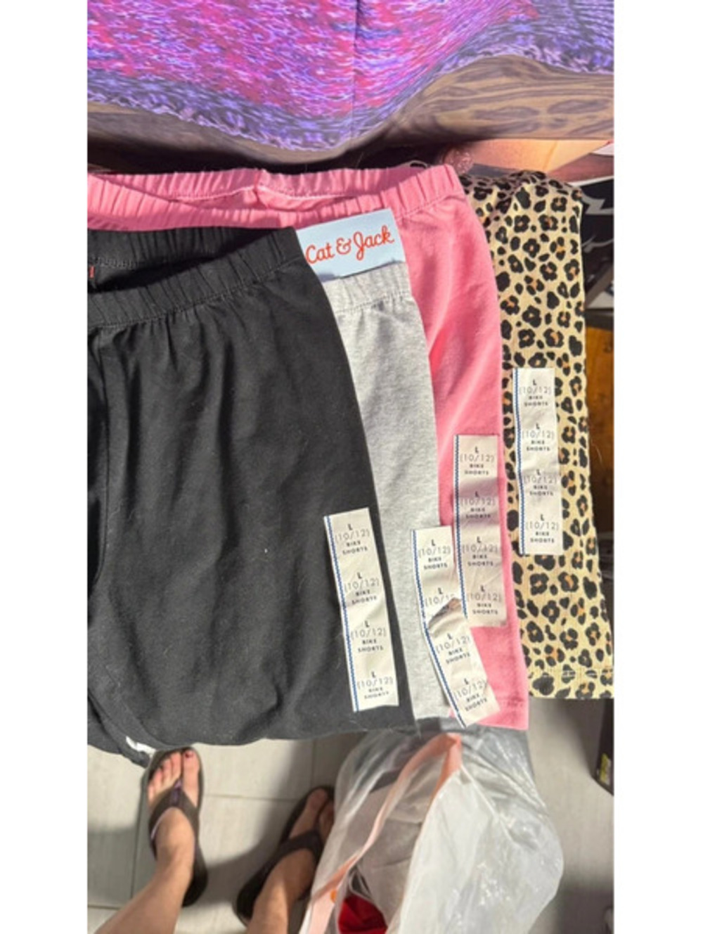 Cat and Jack Bike Shorts Lot of 4